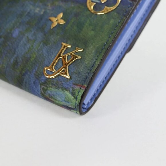 LOUIS VUITTON Masters Collection MONET Portefeuille Sarah M67589 LV Auth 139607M - Picture 5 of 16